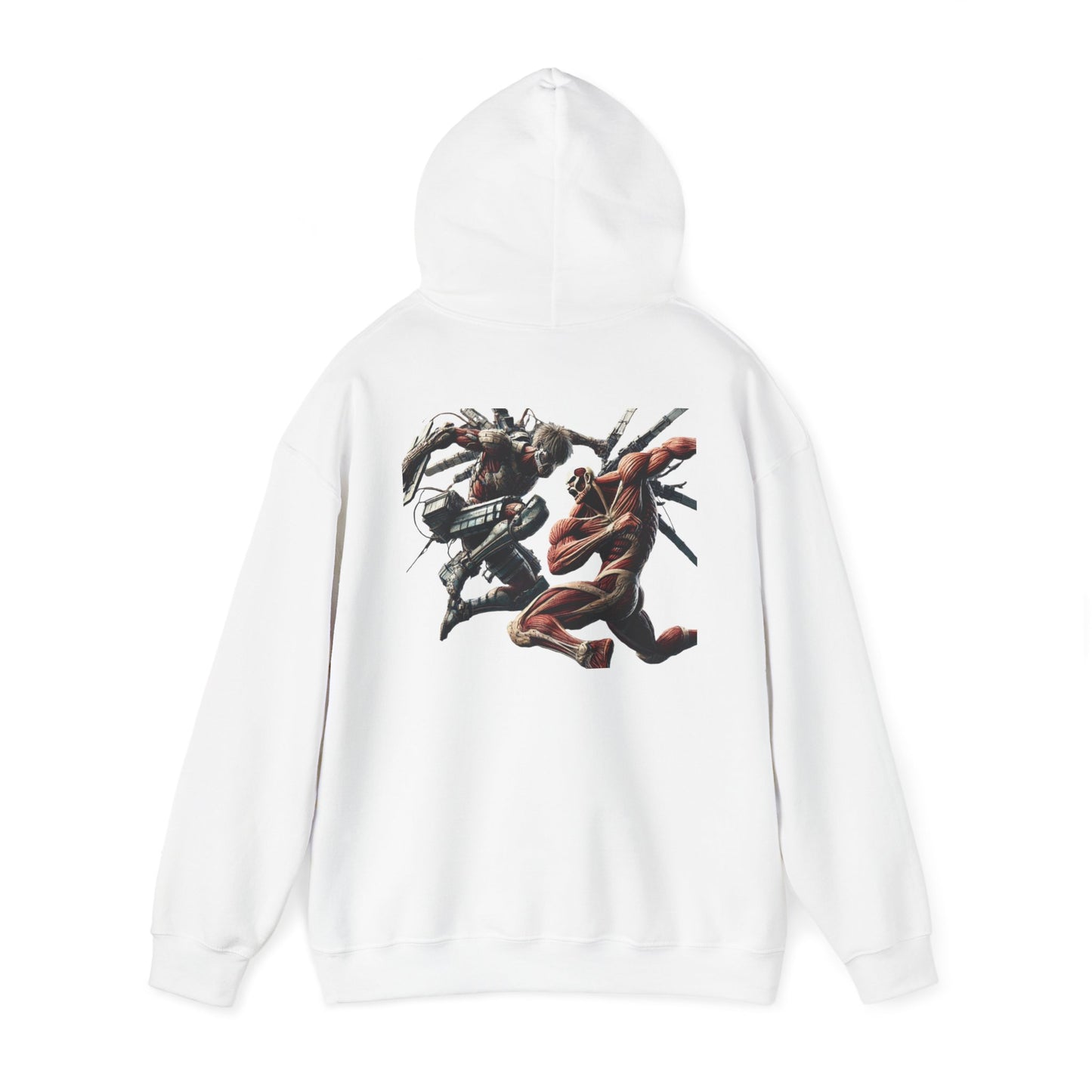 Anime Attack Titan vs Colossal Titan Hoodie Sweatshirt