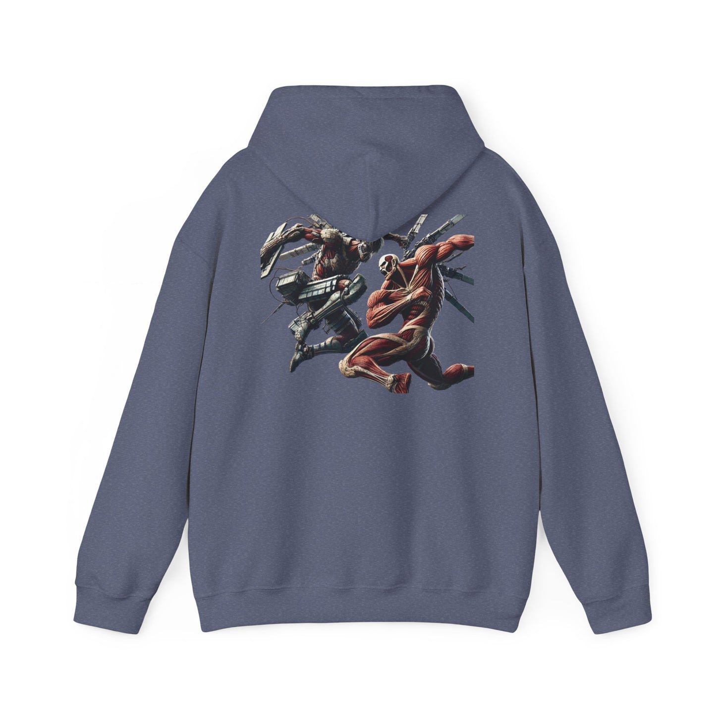 Anime Attack Titan vs Colossal Titan Hoodie Sweatshirt