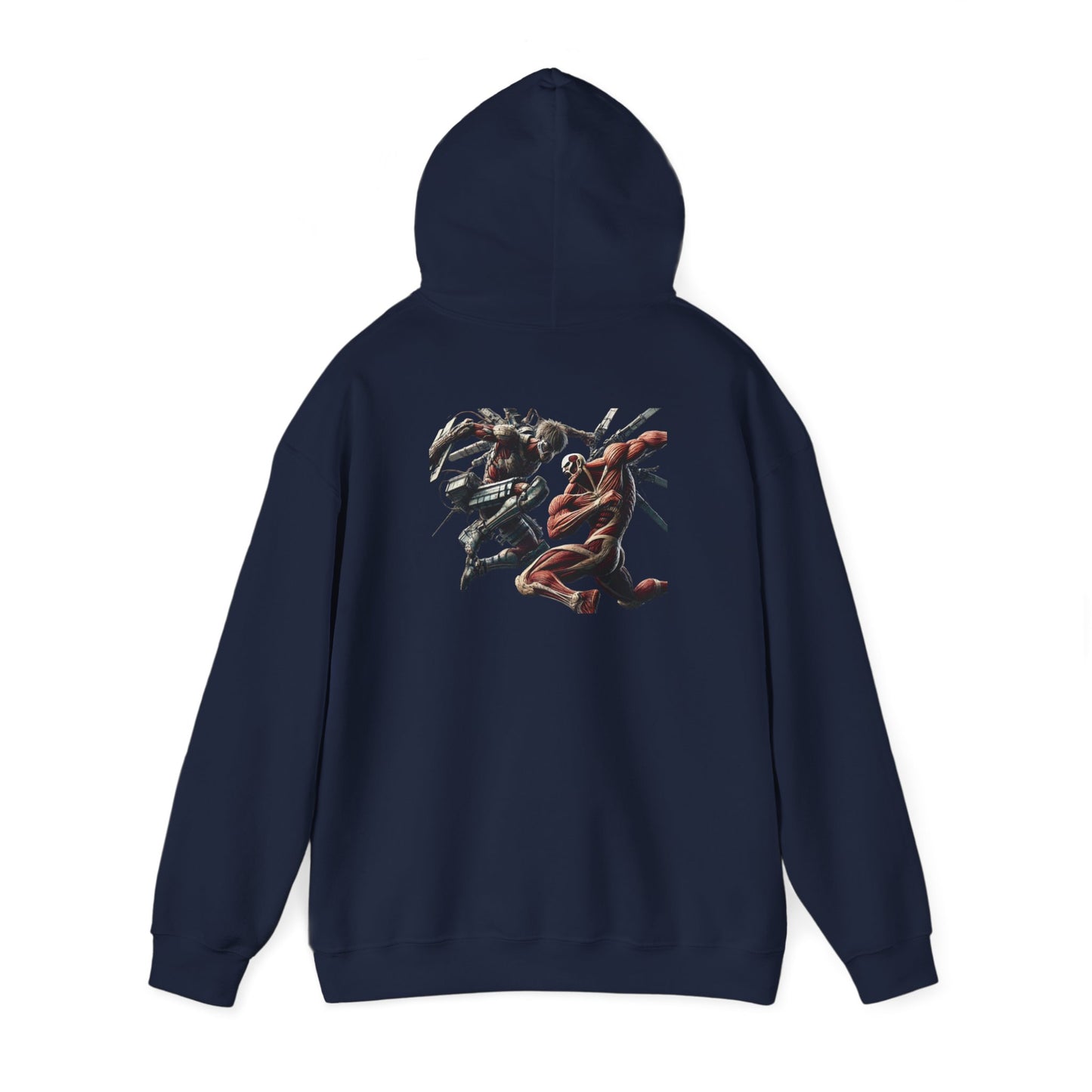 Anime Attack Titan vs Colossal Titan Hoodie Sweatshirt