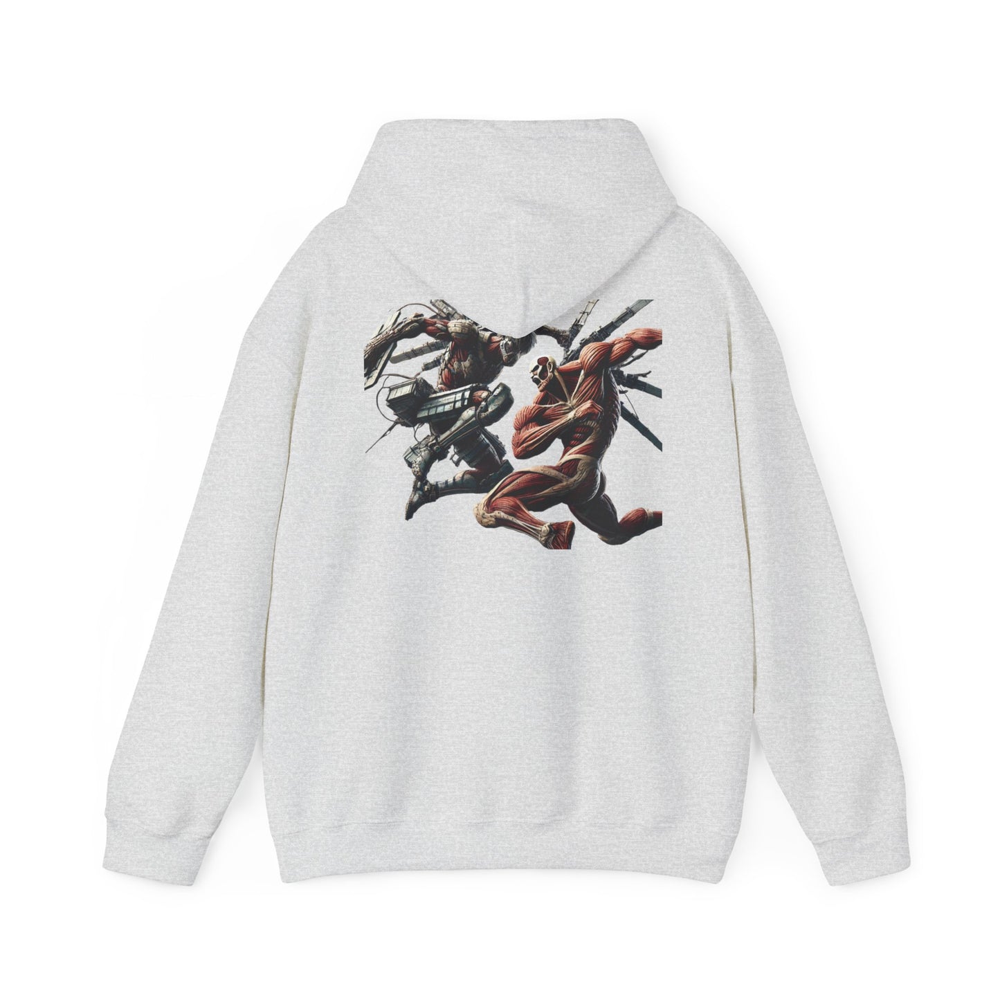 Anime Attack Titan vs Colossal Titan Hoodie Sweatshirt