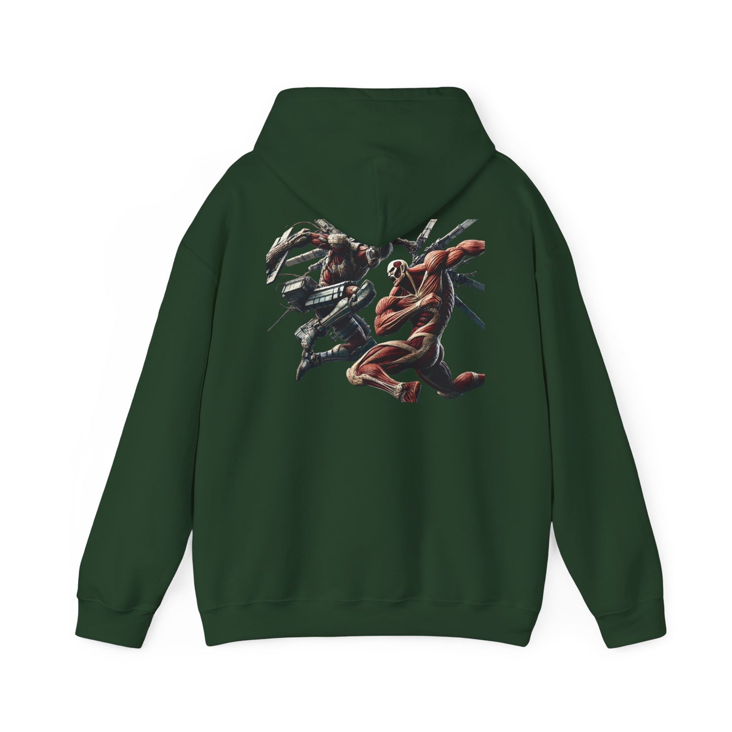 Anime Attack Titan vs Colossal Titan Hoodie Sweatshirt