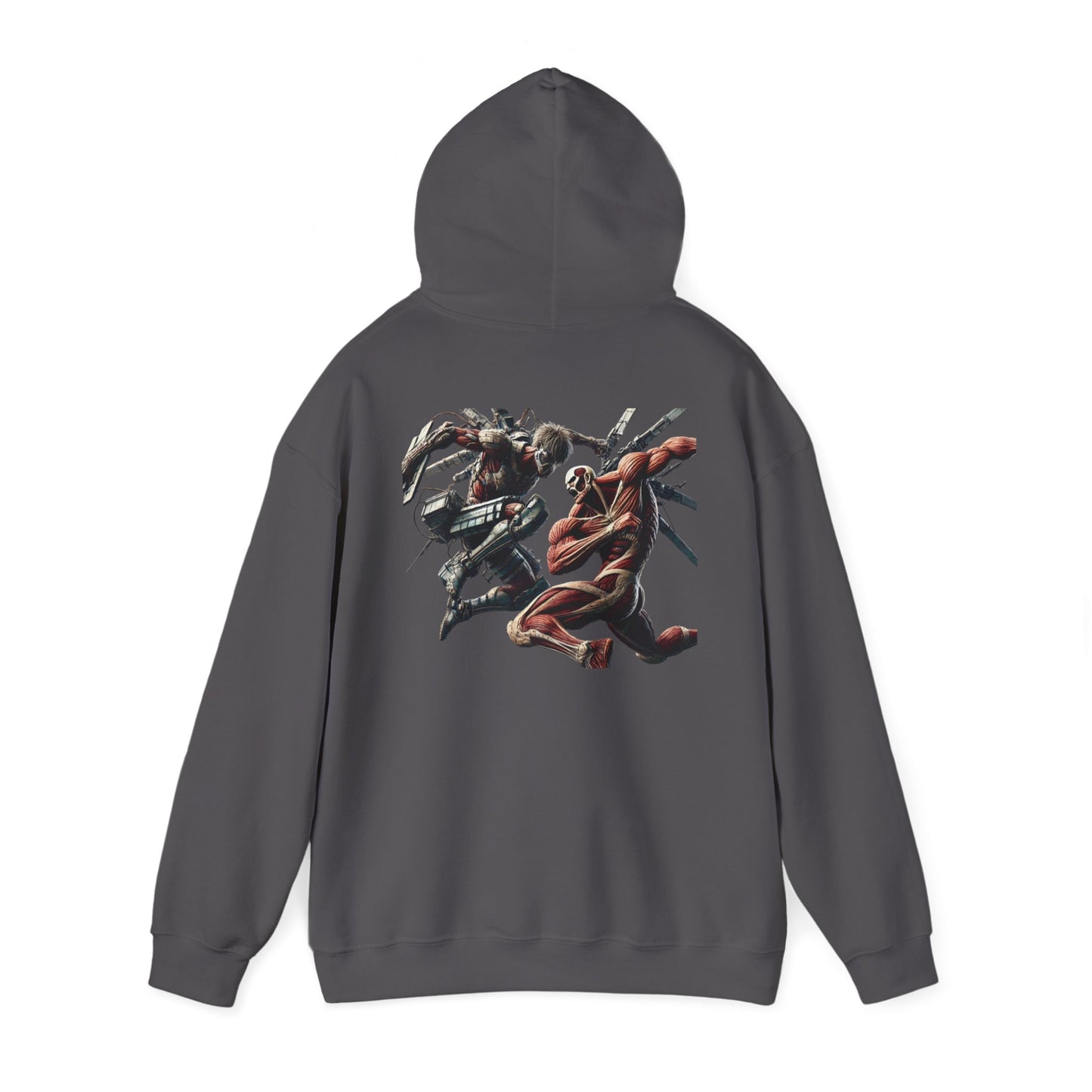 Anime Attack Titan vs Colossal Titan Hoodie Sweatshirt