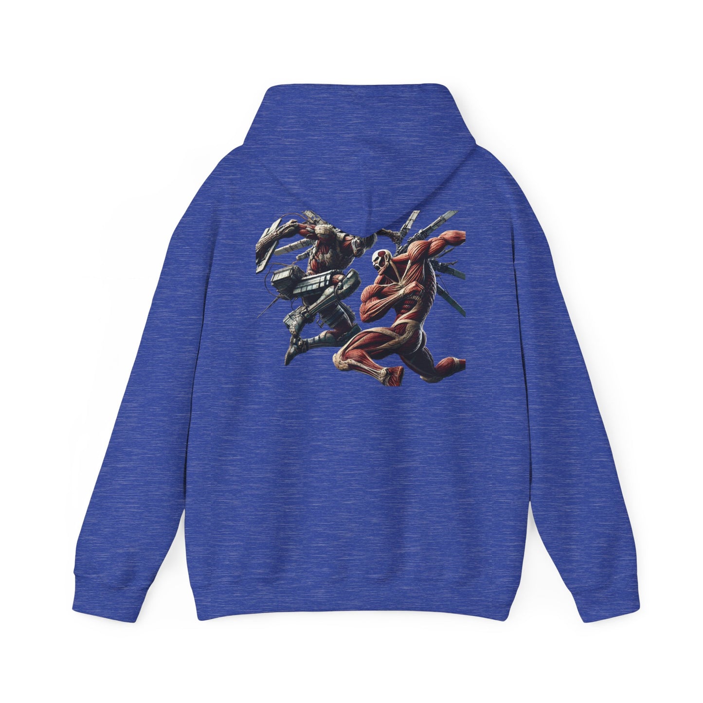 Anime Attack Titan vs Colossal Titan Hoodie Sweatshirt